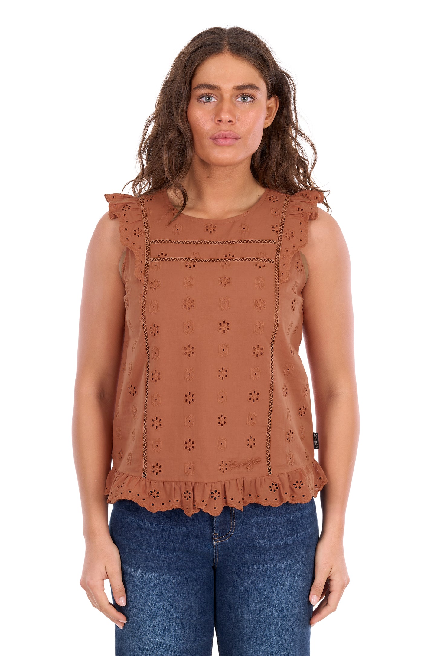 Wrangler Womens Grace Sleeveless Blouse