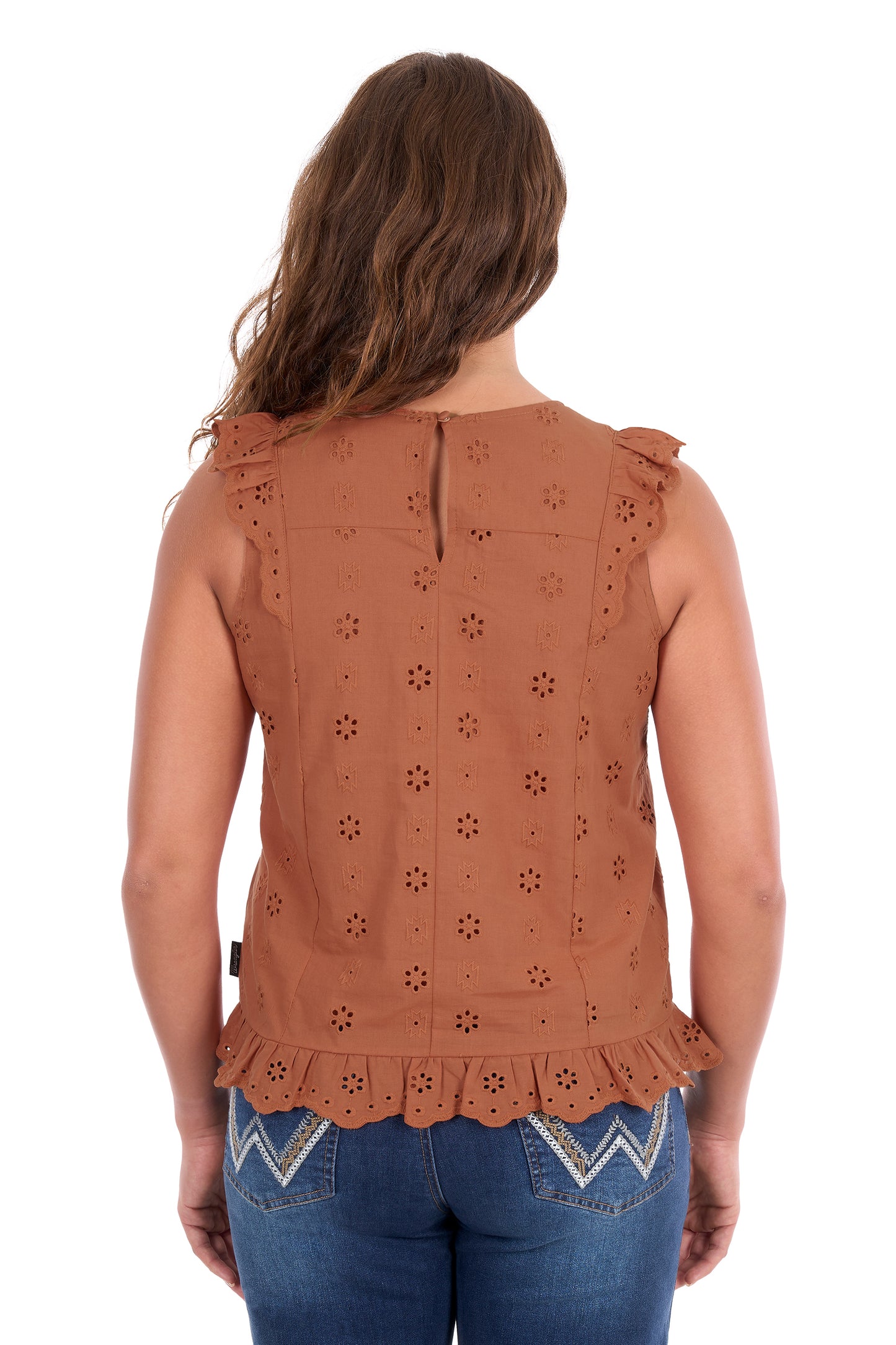 Wrangler Womens Grace Sleeveless Blouse