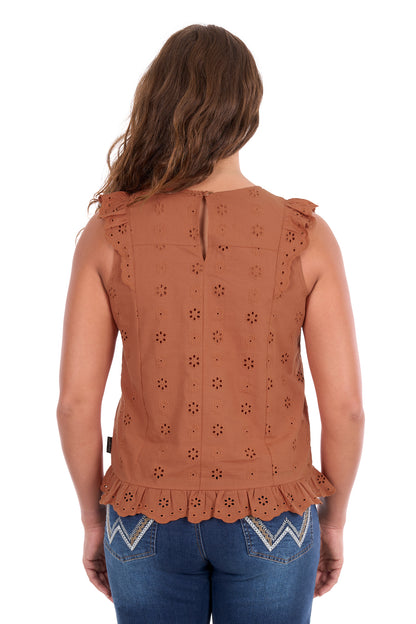 Wrangler Womens Grace Sleeveless Blouse