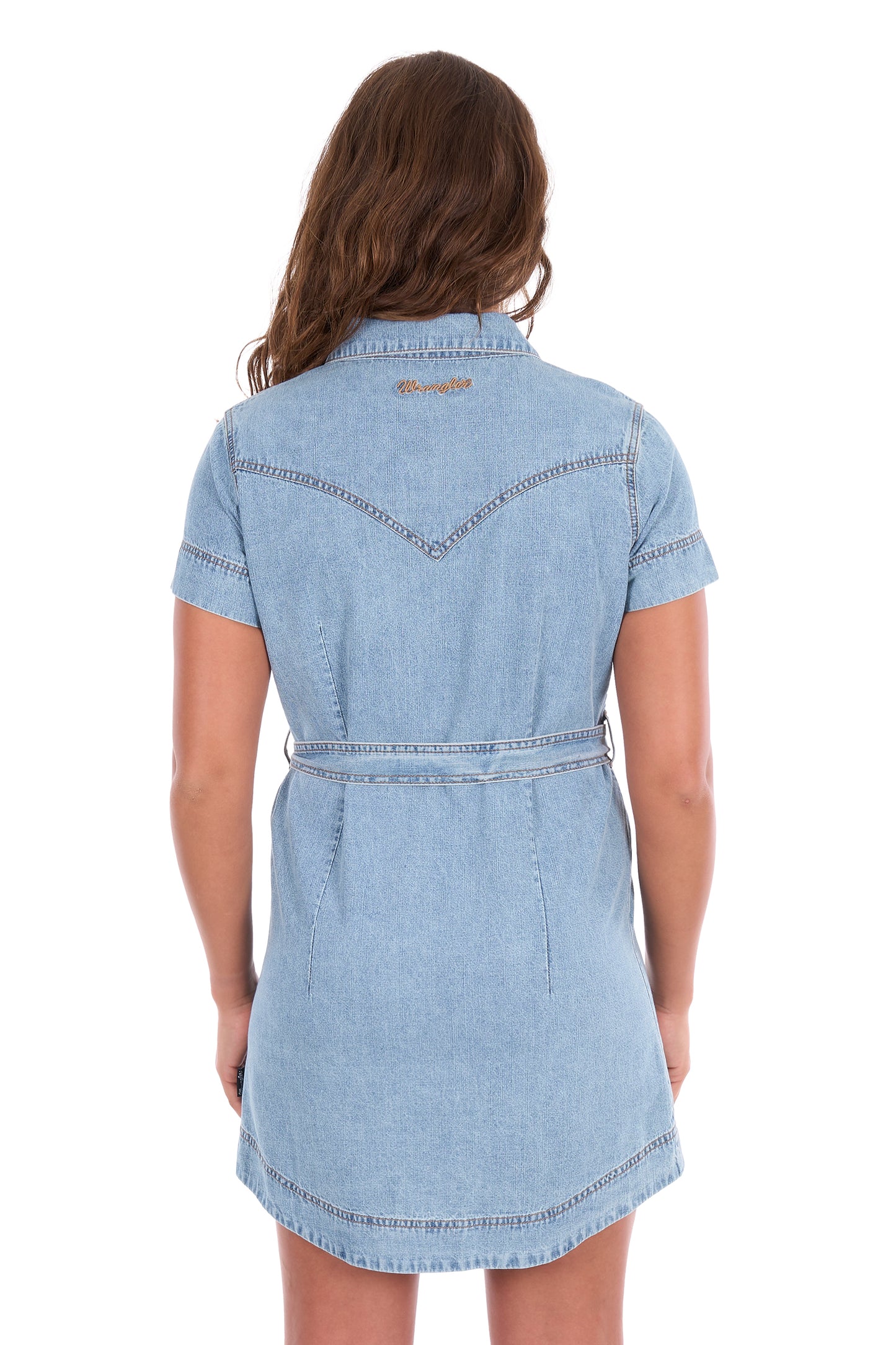 Wrangler Womens Marla Short Sleeve Dress