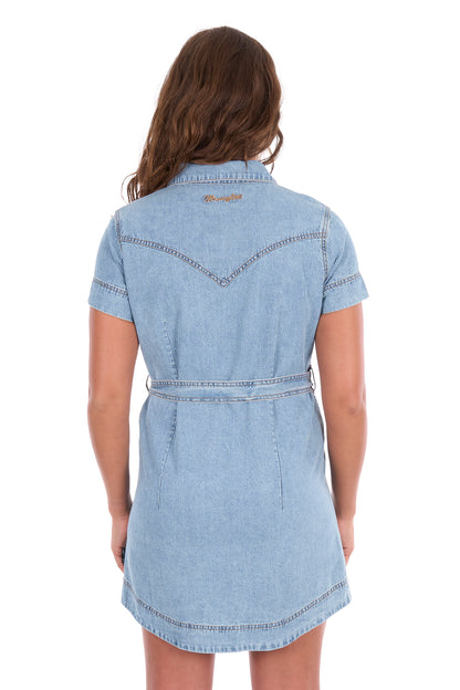 Wrangler Womens Marla Short Sleeve Dress