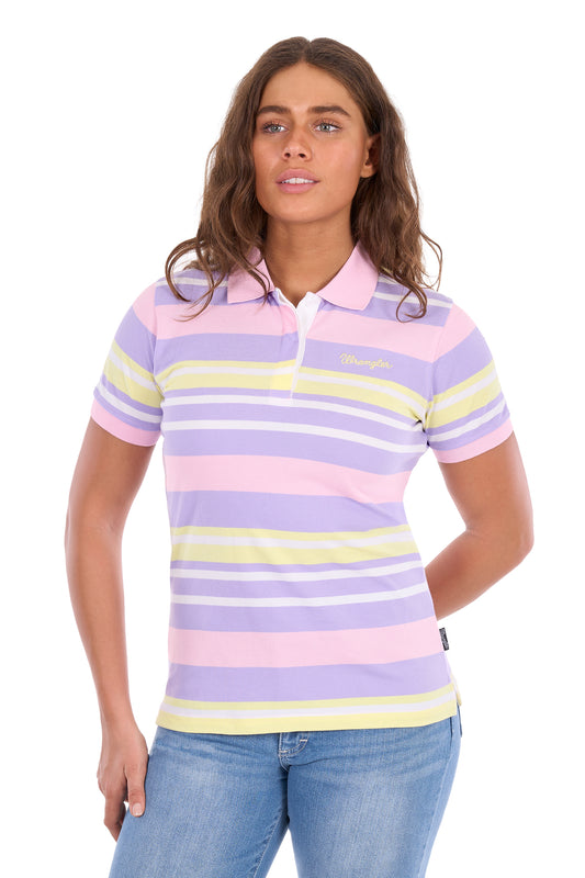 Wrangler Womens Quinn Short Sleeve Polo