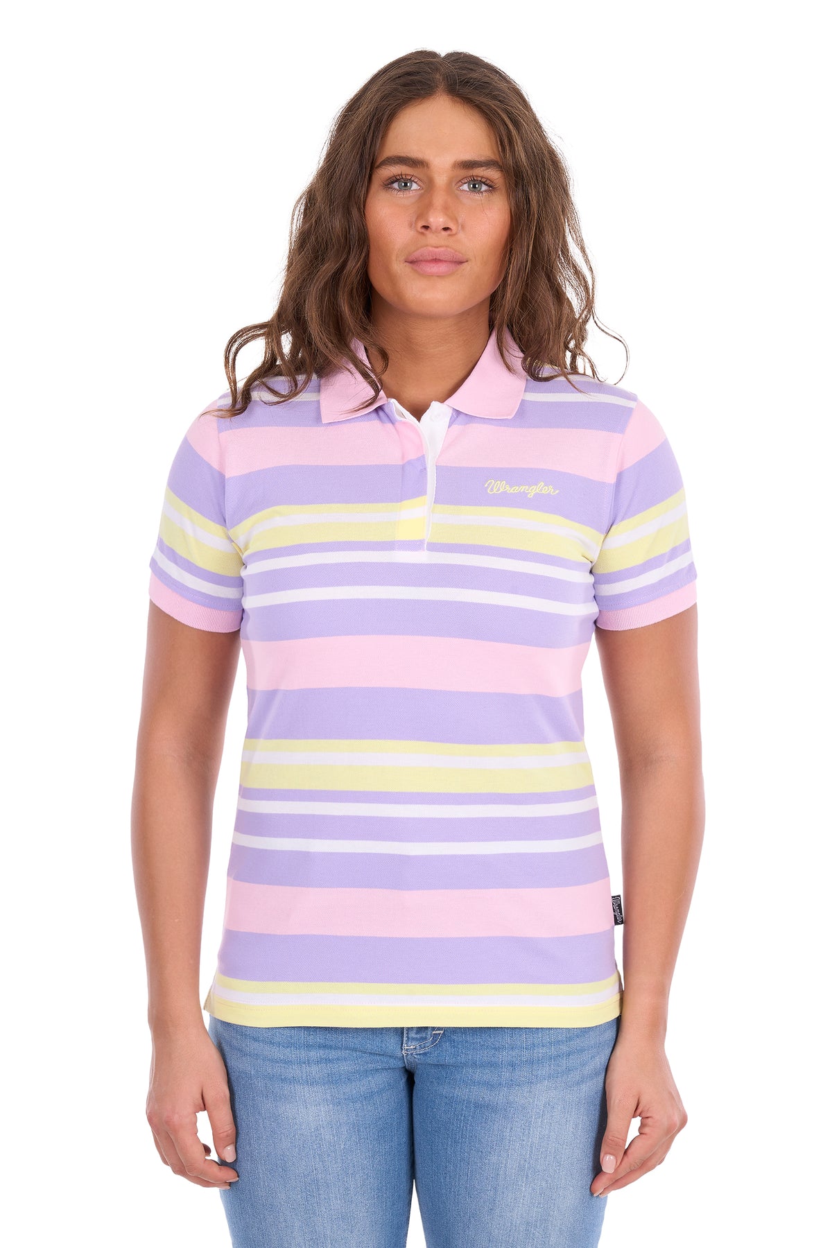 Wrangler Womens Quinn Short Sleeve Polo