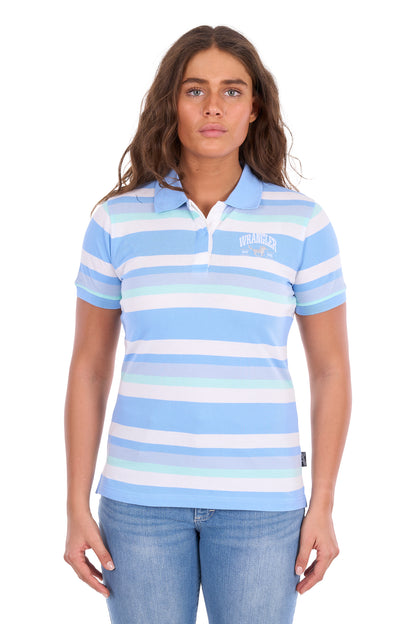 Wrangler Womens Sloan Short Sleeve Polo