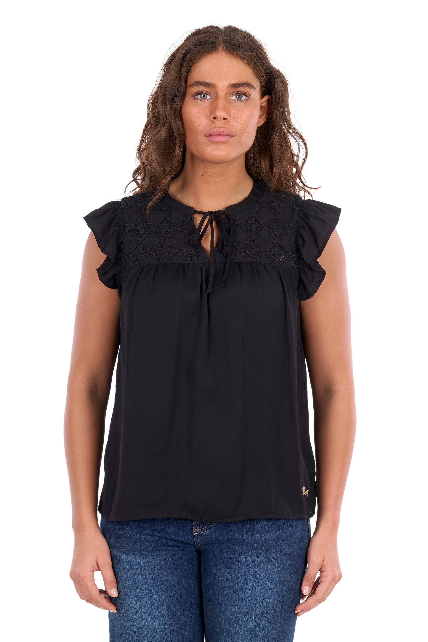 Wrangler Womens Stella Sleeveless Blouse