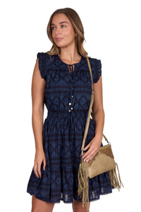 Wrangler Womens Melinda Short Sleeve Dress
