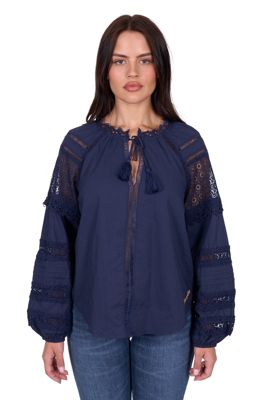 Wrangler Womens Tamara Long Sleeve Blouse
