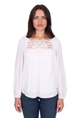 Wrangler Womens Daria Long Sleeve Blouse
