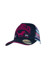 Load image into Gallery viewer, Wrangler Eliza High Profile Ponytail Trucker Cap
