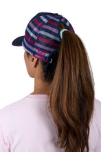 Load image into Gallery viewer, Wrangler Eliza High Profile Ponytail Trucker Cap