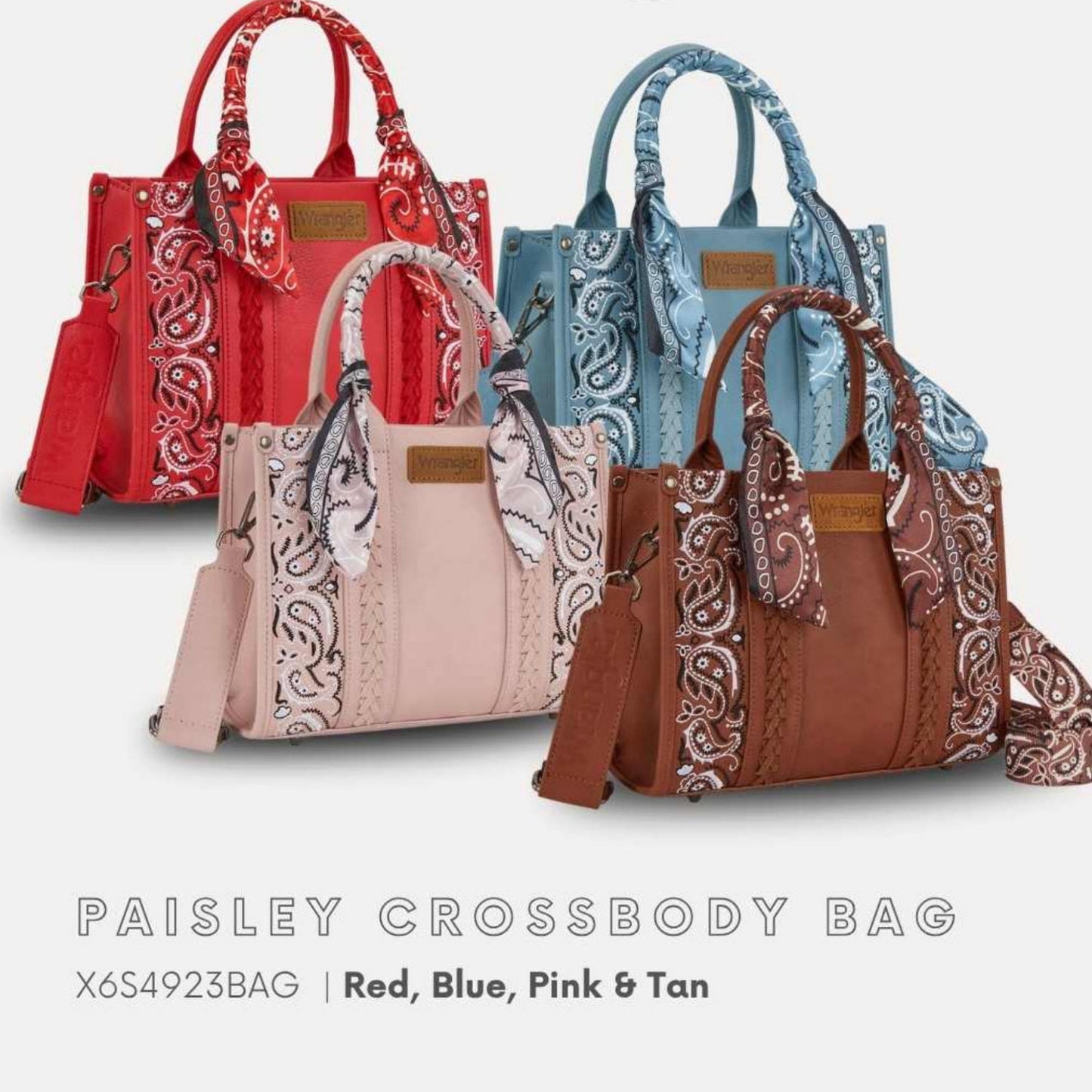 Wrangler Paisley Crossbody Bag