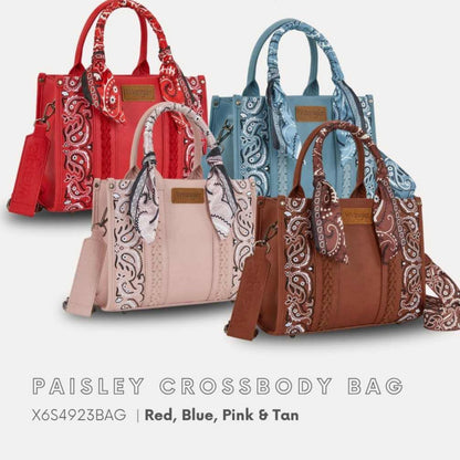 Wrangler Paisley Crossbody Bag
