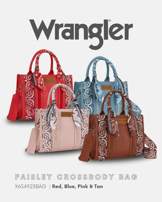 Wrangler Paisley Crossbody Bag