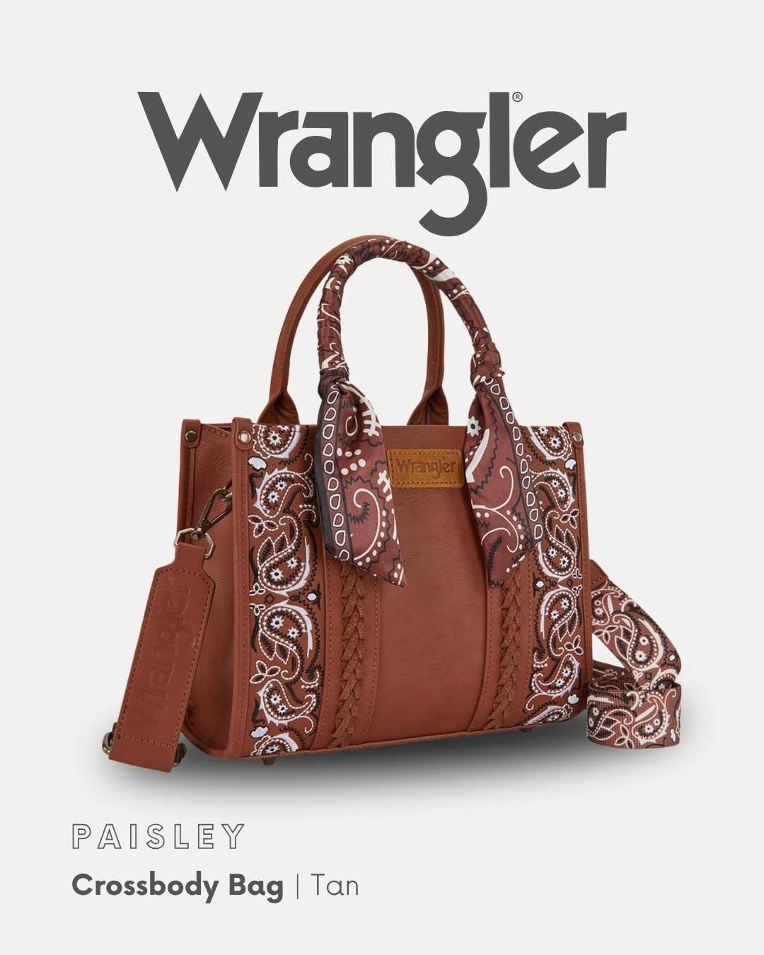 Wrangler Paisley Crossbody Bag