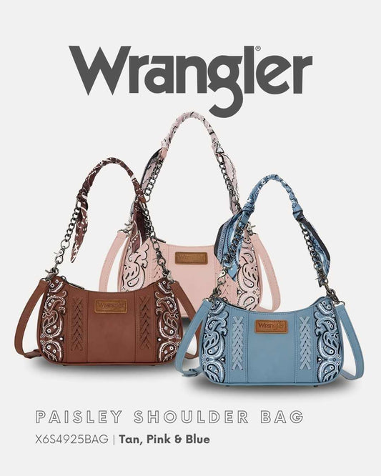 Wrangler Paisley Shoulder Bag