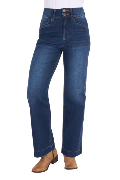 Wrangler Womens Chloe Hi Rise Jeans 30 Inch Leg