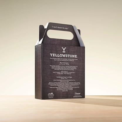 Tru Western Mens Yellowstone Gift Set For Him Yellowstone Cologne And Bunkhouse Soap