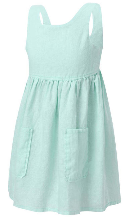 Pilbara Zoe Girls Linen Sun Dress