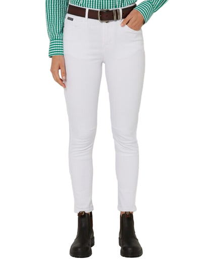 Pilbara Womens Cotton Stretch Capri Jeans
