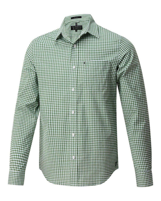 Pilbara Mens Long Sleeve Gingham Shirt