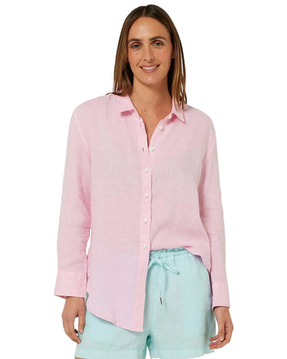 Pilbara Womens Florence Classic Linen Shirt