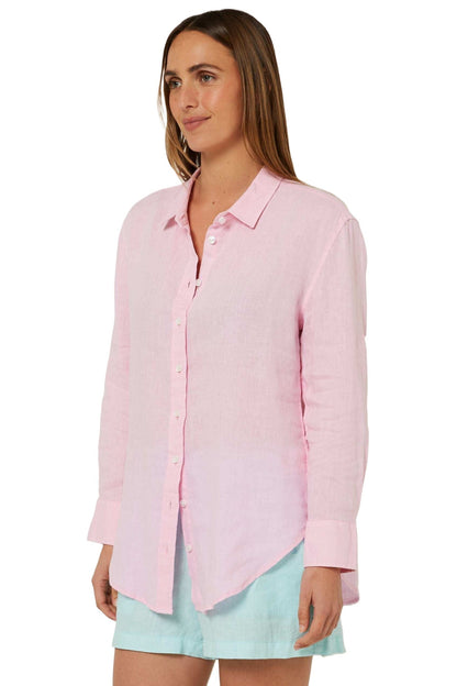 Pilbara Womens Florence Classic Linen Shirt