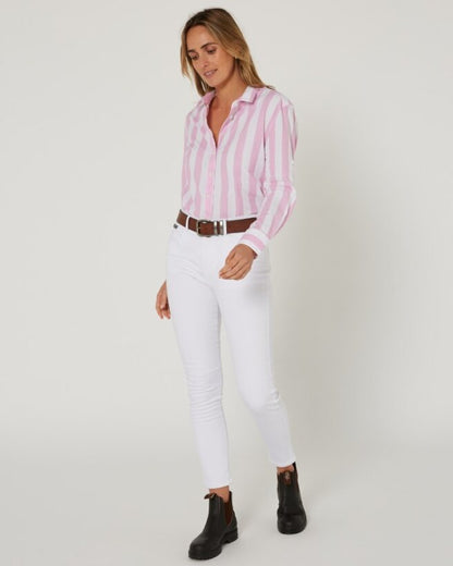 Pilbara Womens Jacquelin Classic Cotton Long Sleeve Shirt