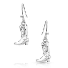 Load image into Gallery viewer, Montana Silversmiths Sculpted Cowboy Boot Earrings