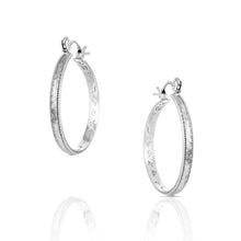 Load image into Gallery viewer, Montana Silversmiths Rustic Serenity Hoop Earrings