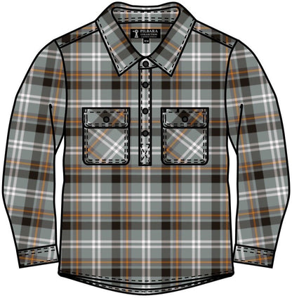 Pilbara Kids Flannelette Shirts Closed Front