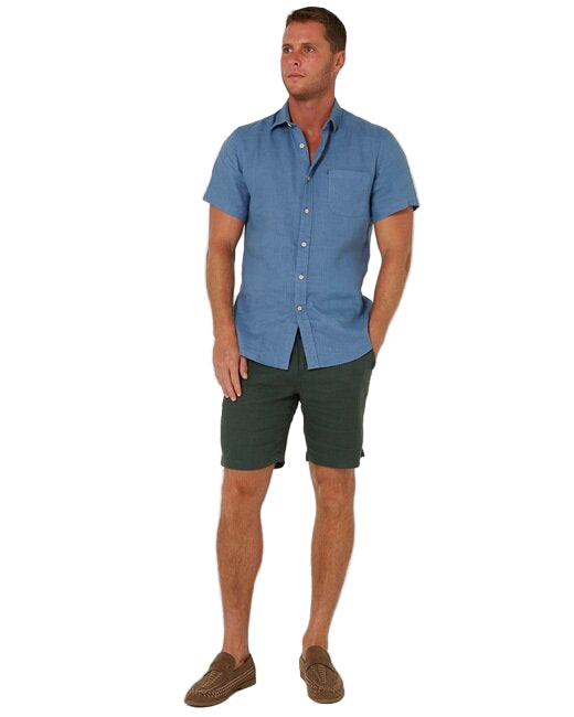 Pilbara Mens Linen Shorts