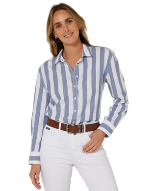 Pilbara Womens Jacquelin Classic Cotton Long Sleeve Shirt