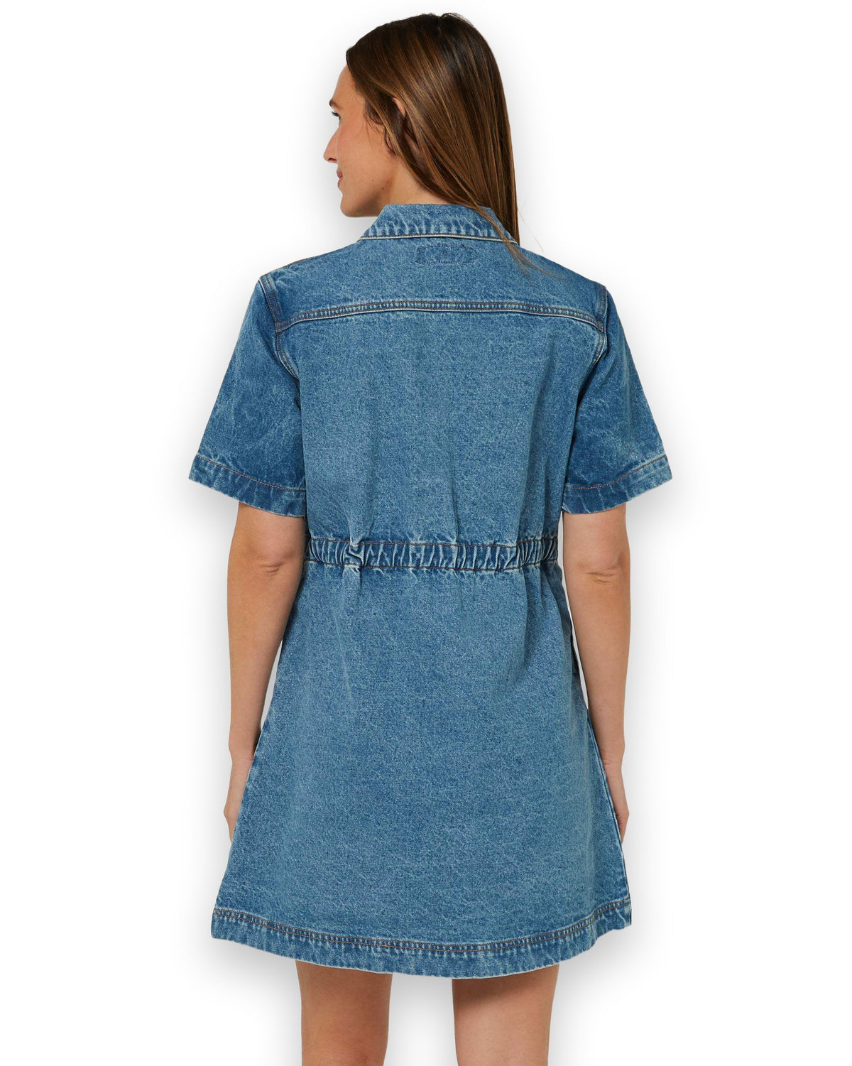 Pilbara Womens Josie Short Sleeve Denim Dress