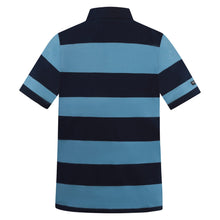 Load image into Gallery viewer, Pilbara Mens Yarn Dyed Striped Pocket Polo