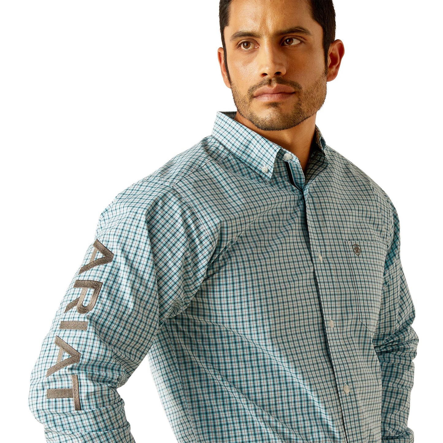 Ariat Mens Pro Team Graycen Fitted Long Sleeve Shirt