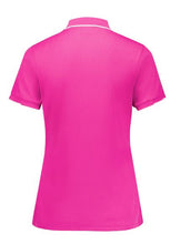 Load image into Gallery viewer, Fashion Biz Pink Ribbon Womens Pink Short Sleeve Polo