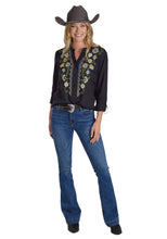 Load image into Gallery viewer, Roper Womens Studio West Collection Long Sleeve Blouse