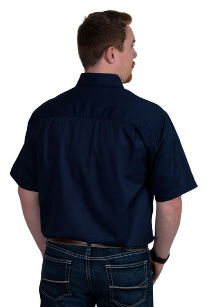Just Country Mens Eddie Short Sleeve Full Button Country Workshirt