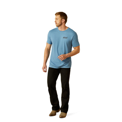 Ariat Mens Blazing Saddle Short Sleeve Tee