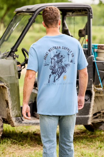 Ariat Mens Blazing Saddle Short Sleeve Tee