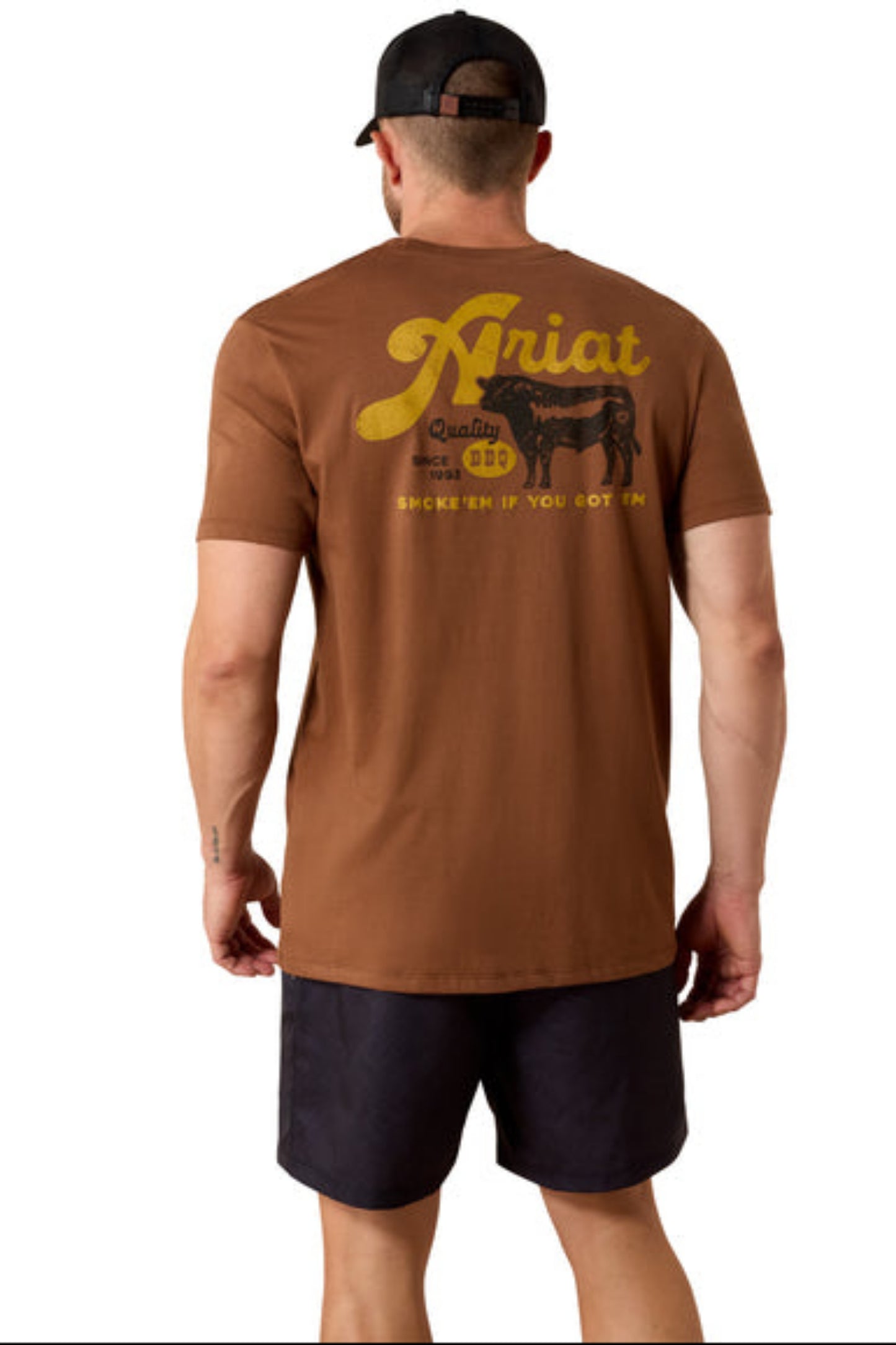 Ariat Mens BBQ Smoke Short SleeveTee