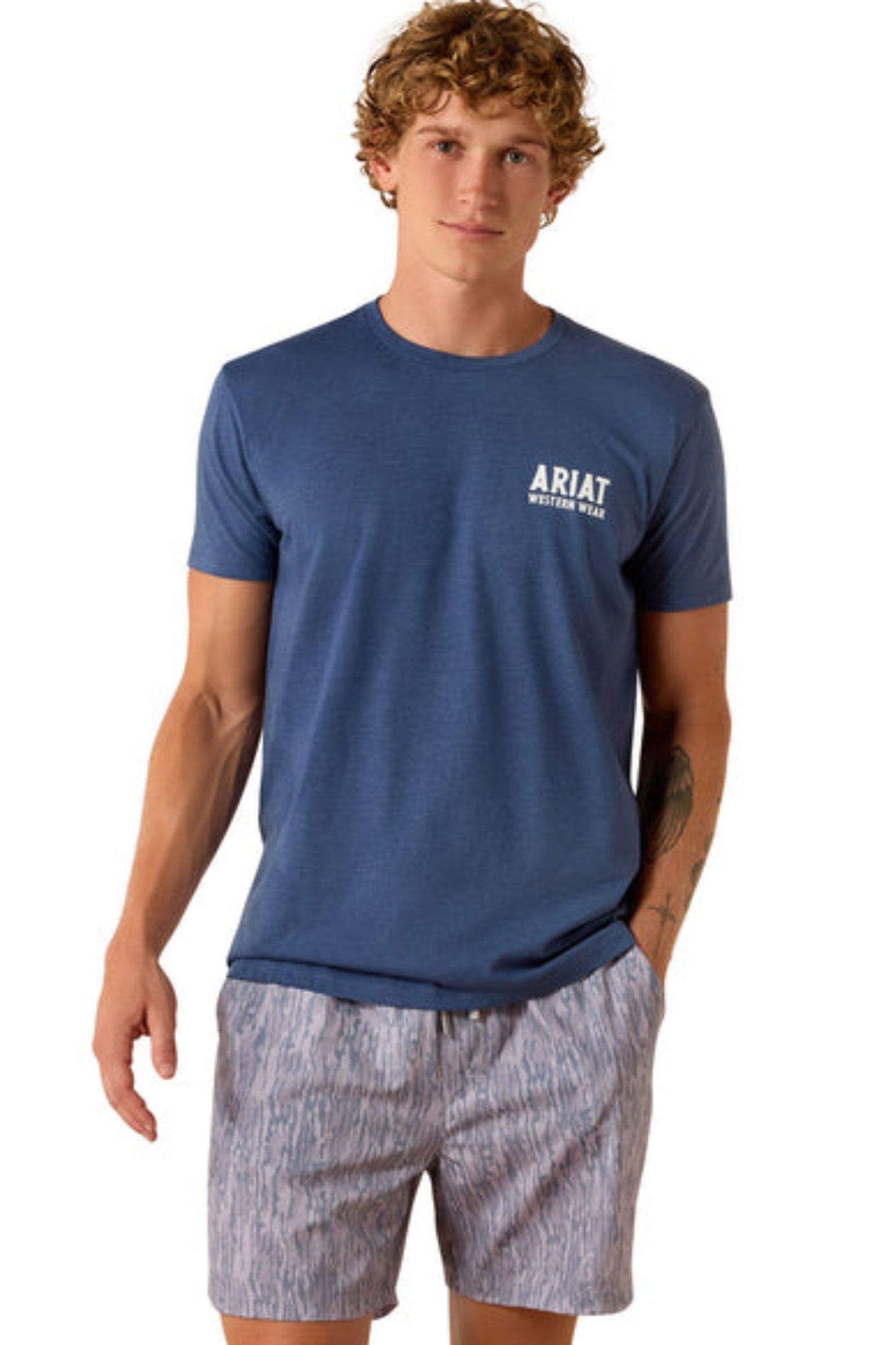 Ariat Mens Outline Shop Short Sleeve Tee