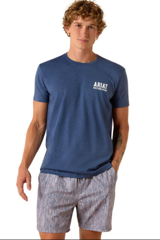 Ariat Mens Outline Shop Short Sleeve Tee