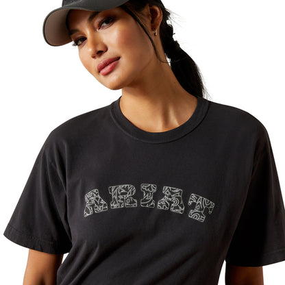 Ariat Womens Boot Stitch Logo Short Sleeve Tee