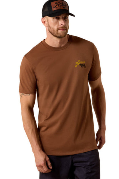 Ariat Mens BBQ Smoke Short SleeveTee