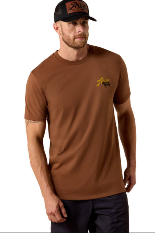 Ariat Mens BBQ Smoke Short SleeveTee