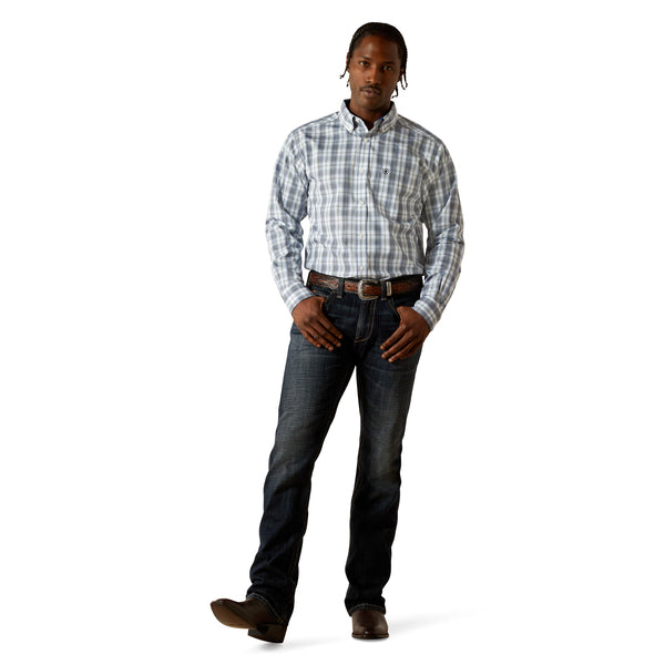 Ariat Mens Wrinkle Free Cody Fitted Long Sleeve Shirt