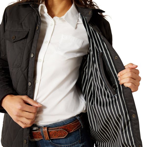Ariat Womens Grizzly Quilted Barn Jacket