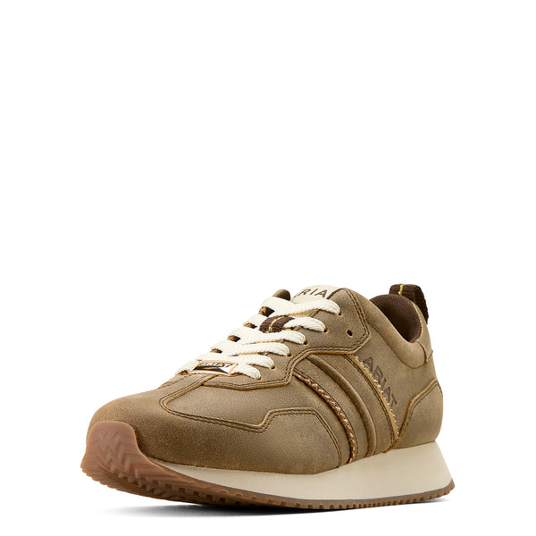 Ariat Womens Ranch Runner Brown Bomber Shoe