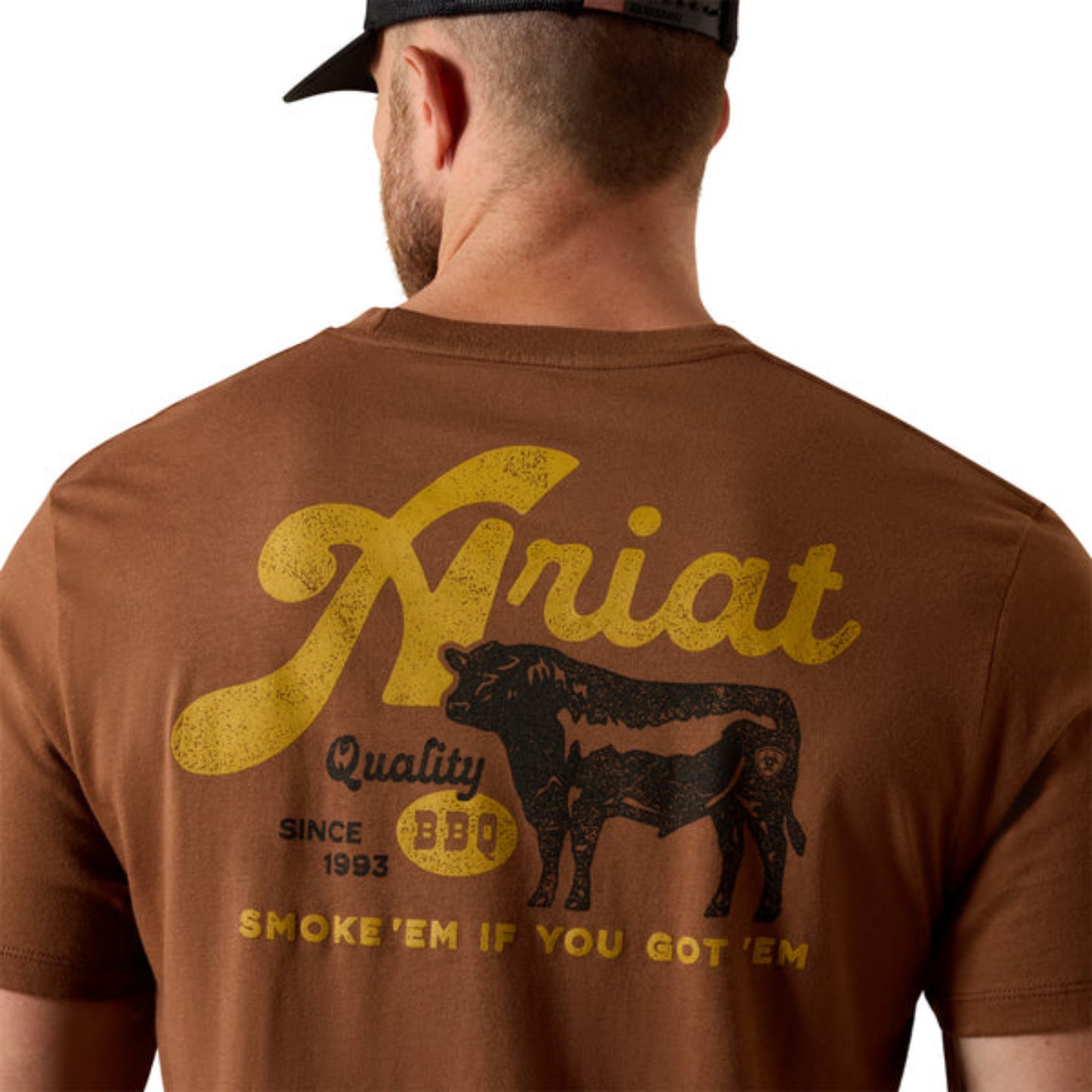 Ariat Mens BBQ Smoke Short SleeveTee